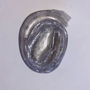 Brandy Melville Clear Grommet Belt